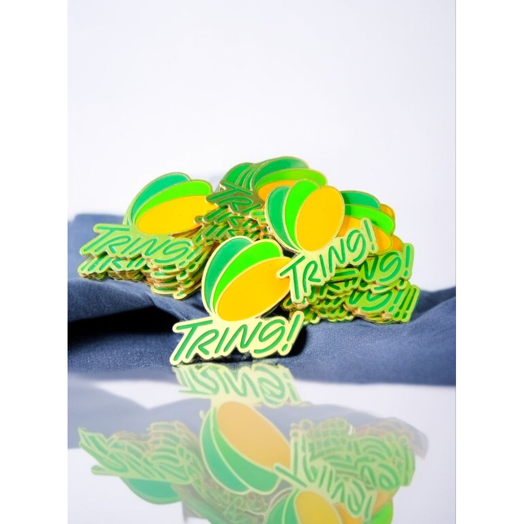 Pin Pegadaian Logam Gold Premium - Bros Jas Lencana Logo Pegadaian Eksklusif