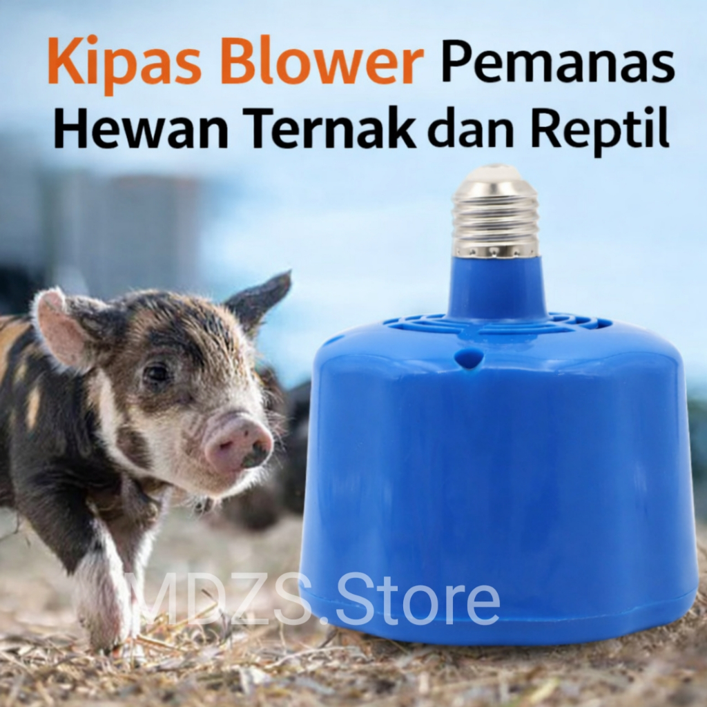 Kipas Blower Pemanas Reptil Unggas Babi Heater Fan Doc Anak Ayam