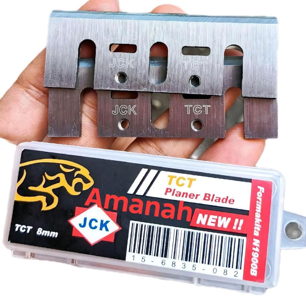 Mata pisau pasah kayu JCK tct planer blade 8mm for N1900B size 82x29x3mm