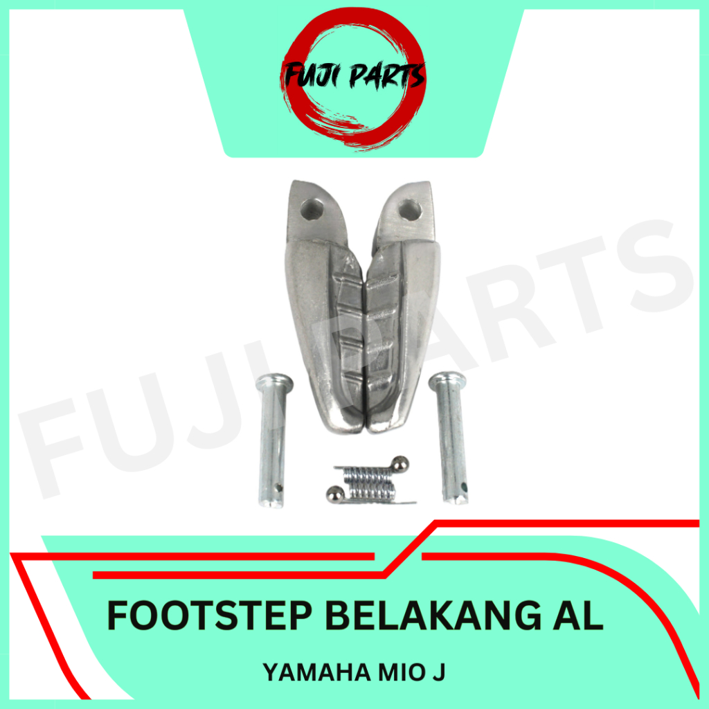FUJI-PARTS/FOOTSTEP-BELAKANG-ALUMINIUM/STEP/INJAKAN/PIJAKAN/KAKI/MOTOR/YAMAHA/MIO-J/GRADE-ORI