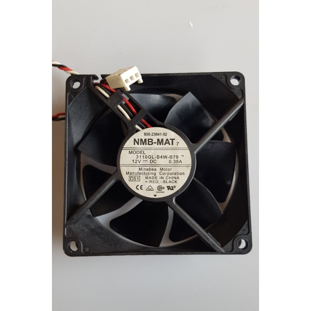 Fan/kipas NMB-MAT DC 12V-0.38A 8X8Cm 3pin