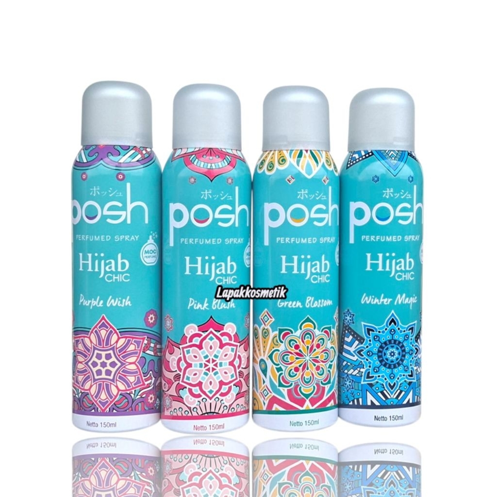 Posh Perfumed Spray Hijab Chic 150ml - Parfum Hijab Chic All Varian