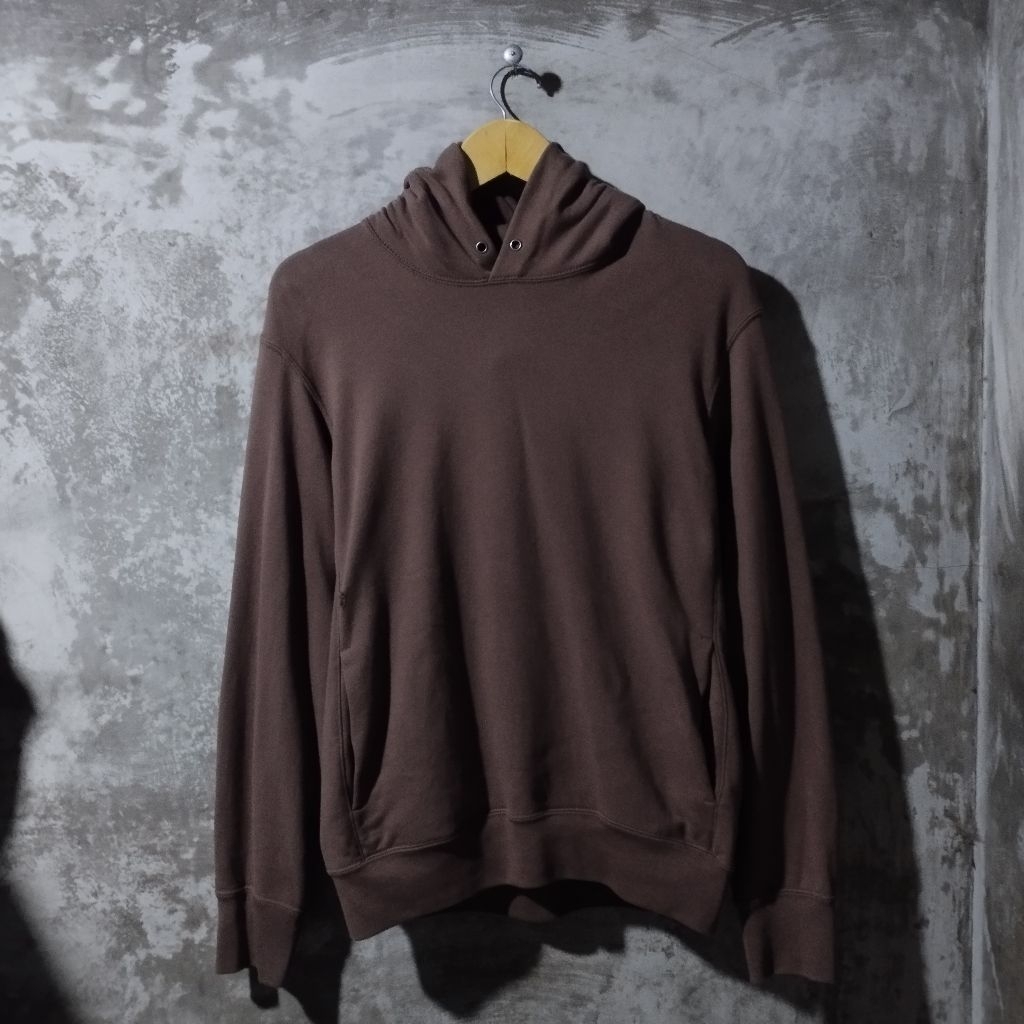 Hoodie Uniqlo Airism Brown