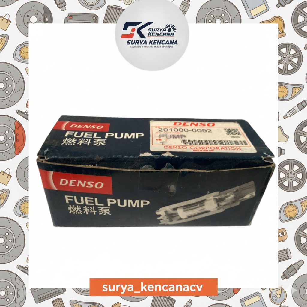 FUEL PUMP ASSY SUZUKI APV,INNOVA (FUEL PUMP ONLY) ORI DENSO 2 291000-0092 021203