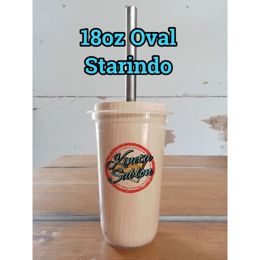 Moulding gelas cup uk 18oz oval merk Starindo