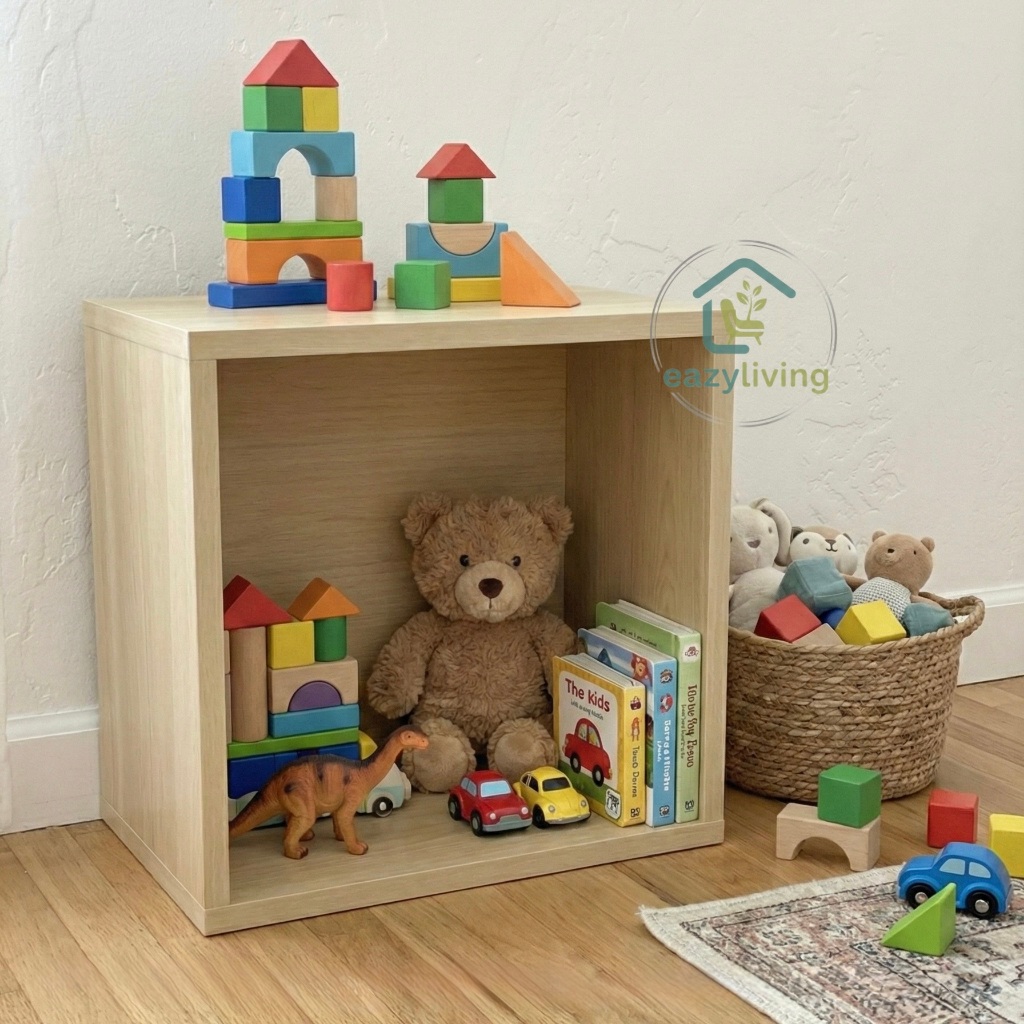 Rak lemari sudut rak buku serbaguna meja kamar (Tanpa Sekat)