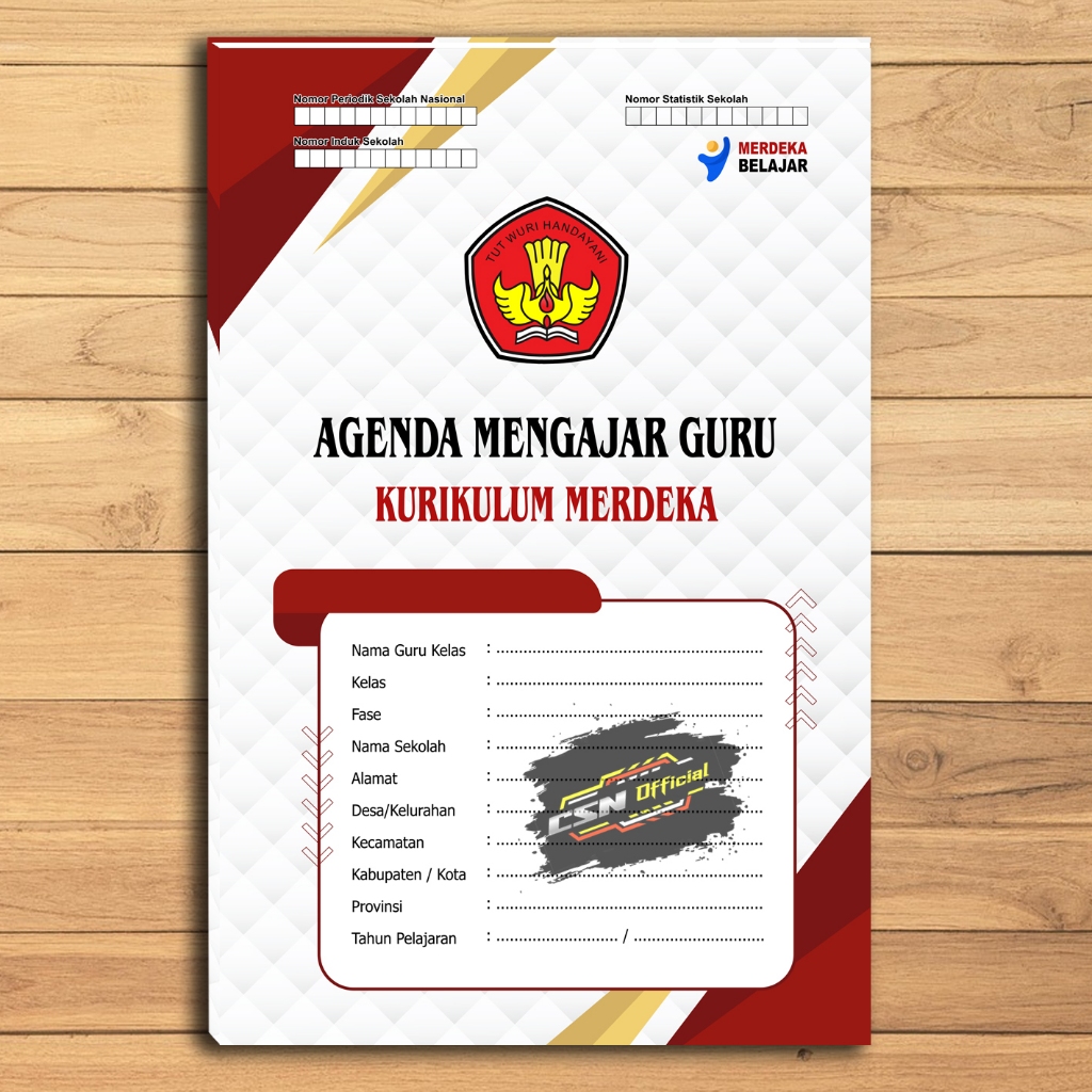 BUKU AGENDA MENGAJAR GURU KURIKULUM MERDEKA