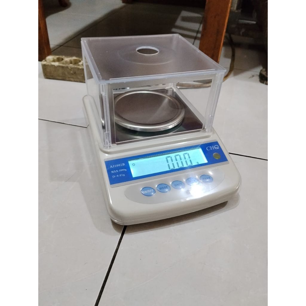 Timbangan CHQ 1kg Atau 1000 gram Buat emas,Perak,Analitik Balance Digital 1000g x 0.01g CHQ Aj1002B