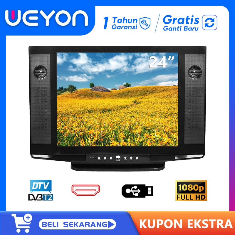 Weyon Digital TV LED 24/25 inch Televisi Android TV CTR FHD TV[Garansi 1 Tahun]