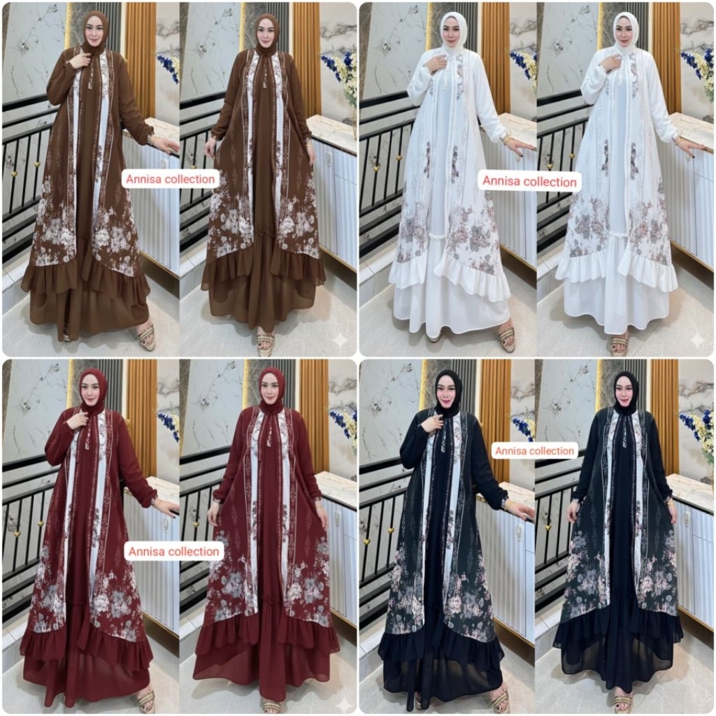 [BISA COD]GAMIS CERUTY BABYDOLL MOTIF BUNGA REMPEL V DADA, DRESS CERUTY BABYDOLL MODEL TERBARU, GAMI