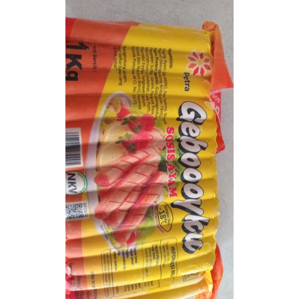 Geboy sosis pendek 1kg