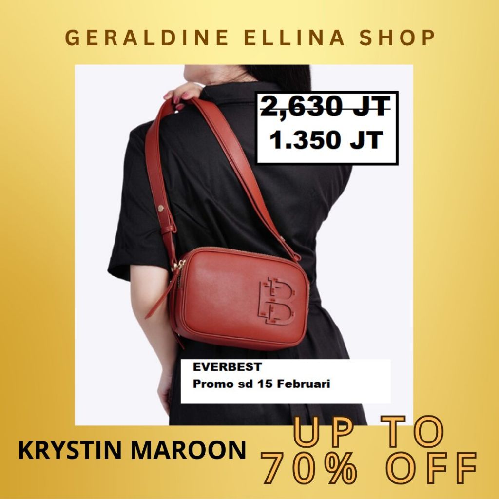 SALE tas wanita Everbest sling bag original seri KRYSTIN