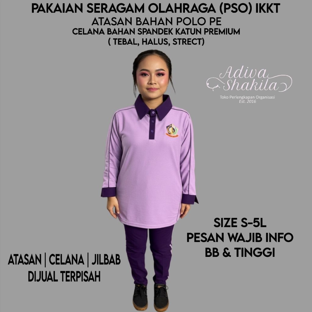 ADIVA - PAKAIAN SERAGAM  OLAHRAGA (PSO) IKKT