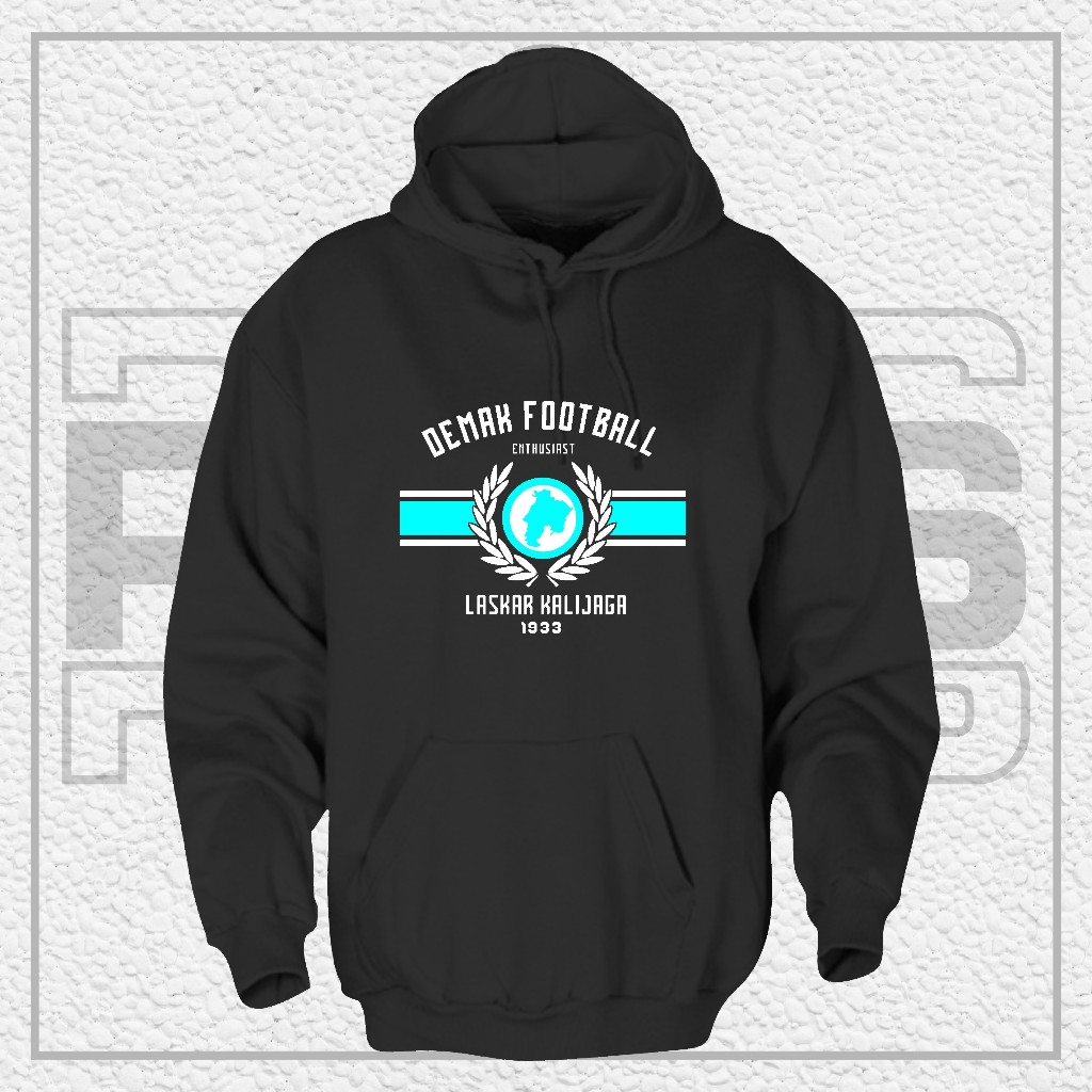 Hoodie Jaket Supporter DEMAK FOOTBALL ENTHUSIAST || Jaket Supporter | Hooligans | PSD DEMAK