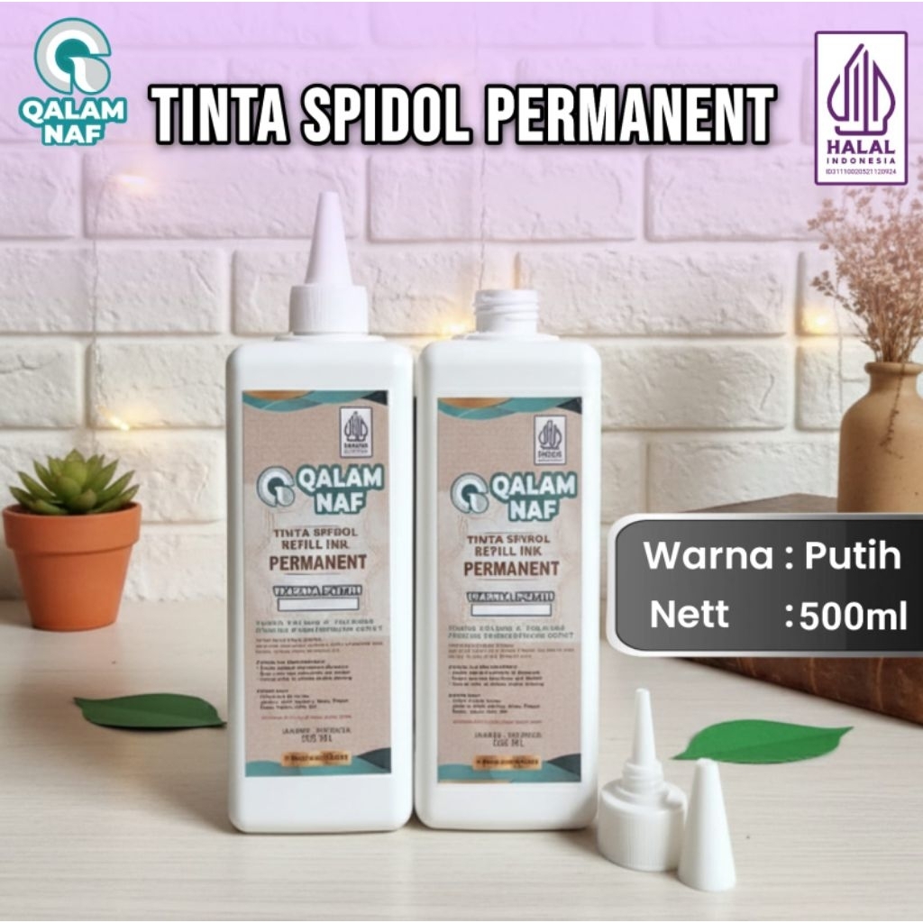 Qalam Naf Tinta Spidol Permanen Putih Tinta Permanen Putih Qalam 500ml