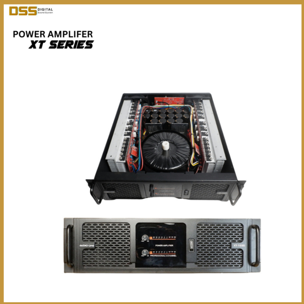 Power Amplifier 2 Channel Class AB AUDIO ONE  XT 1600/1800/2000 Power Audio Sound System | DSS
