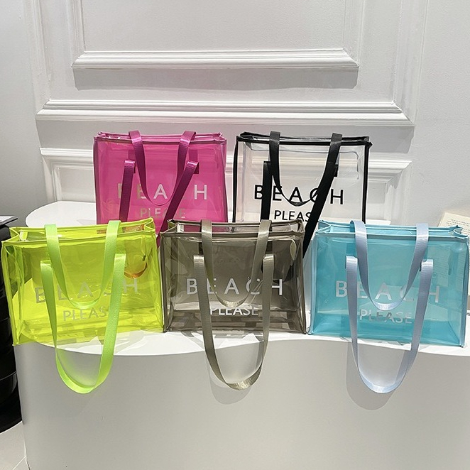 BJ82226 - SILVER - TAS SLEMPANG HANDBAG TRANSPARAN TAS WANITA FASHION IMPORT MODIS ELEGAN TERMURAH T