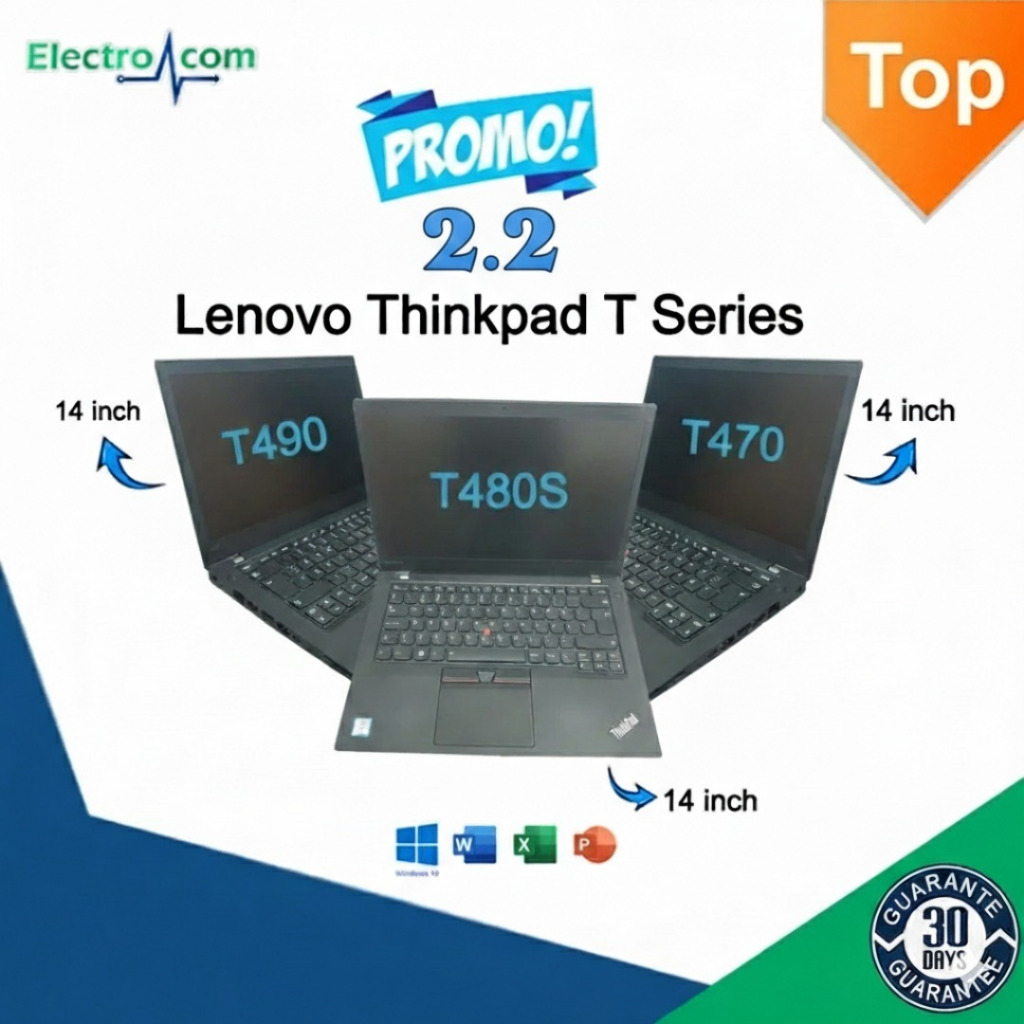 Lenovo Thinkpad T480s & T480 i7 Gen8 Touchscreen Layar 14Inch