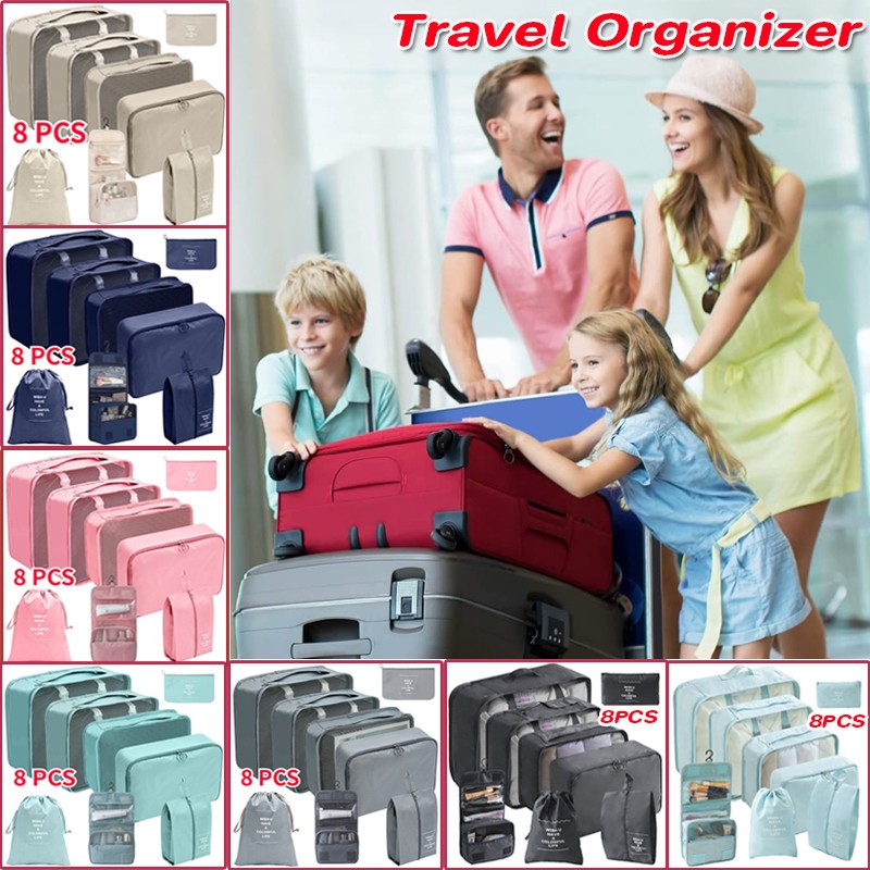 [SDW] pekanbaru/Tas travel 6 In 1 Traveling Bag In Bag Organizer / Storage box / Travel Organizer