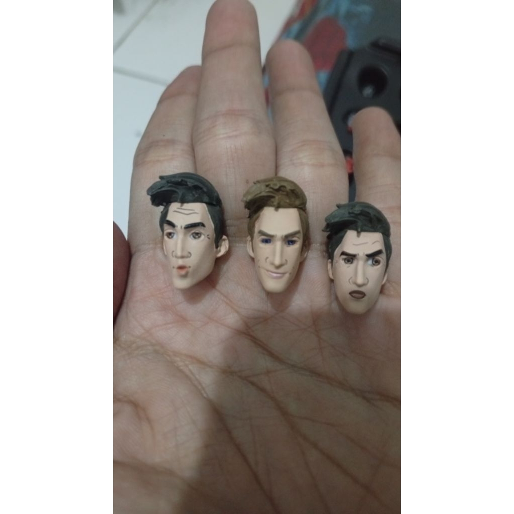 head sculpt peter b parker sentinel spiderman hs Spider-Man kepala spider verse