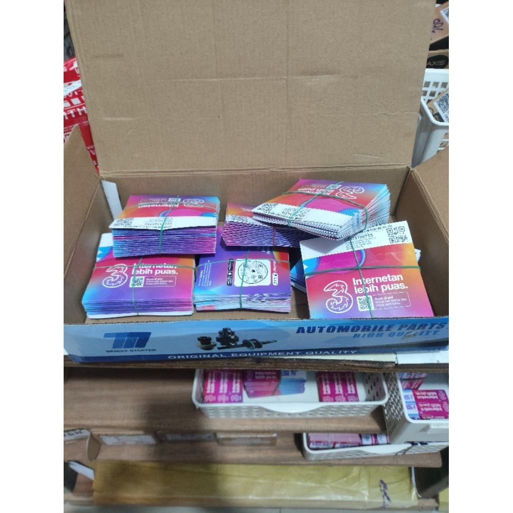 kartu tri 0k nasional exp jauh FRESH ya bukan bekas bekas