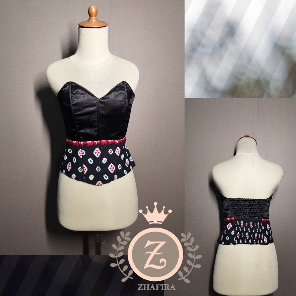 KAMISOL SATIN KOMBINASI JUMPUTAN/LONGTORSO SATIN KOMBINASI JUMPUTAN/KAMISOL MOTIF