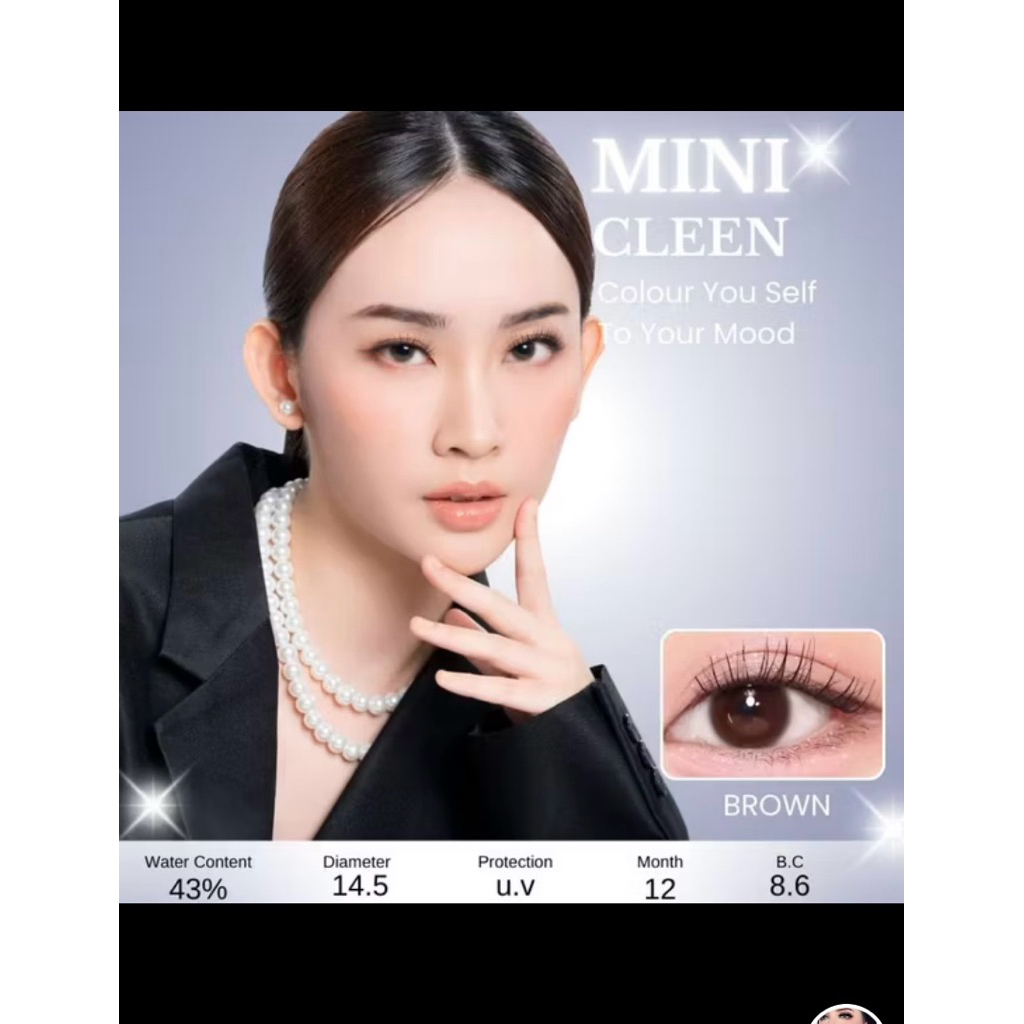Softlens Minus Cleen / Softlens Minus Mini Cleen Black / Mini Cleen Browm