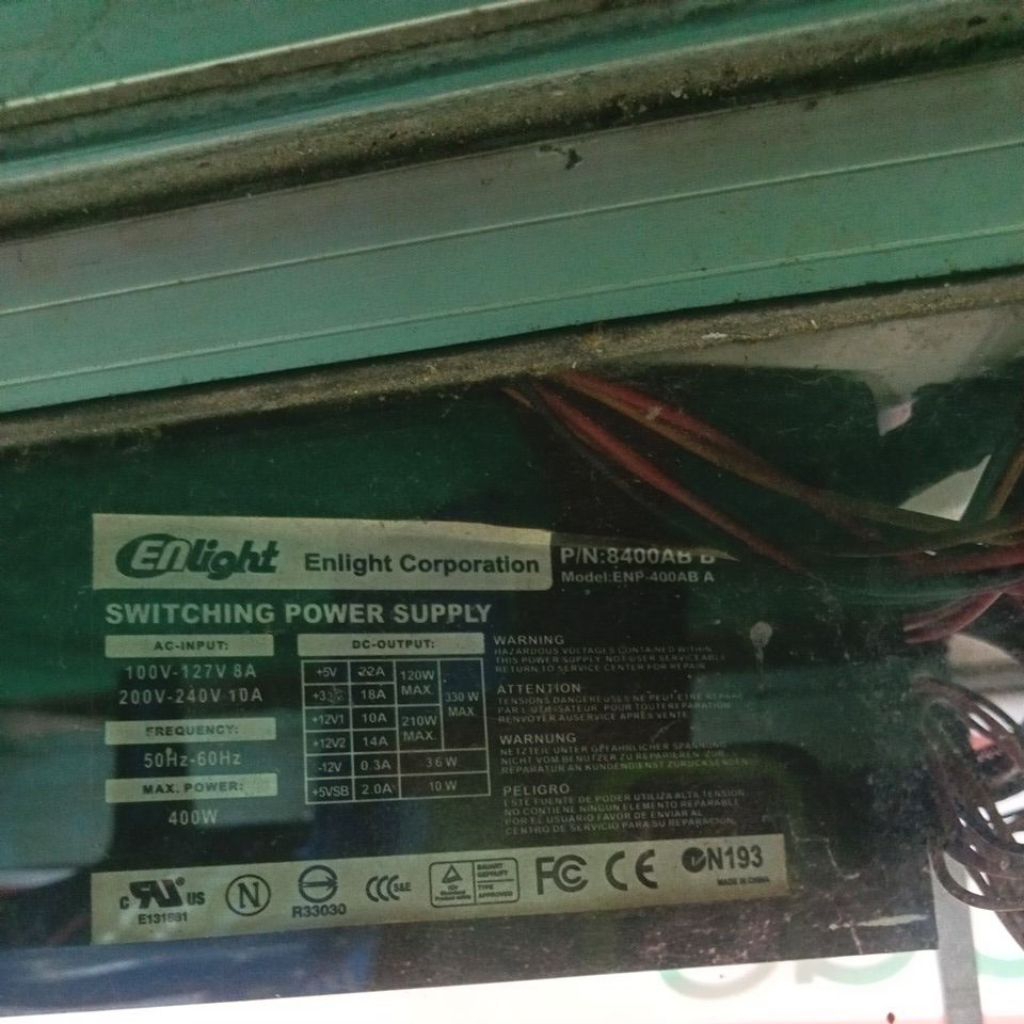 POWER SUPPLY SECOND