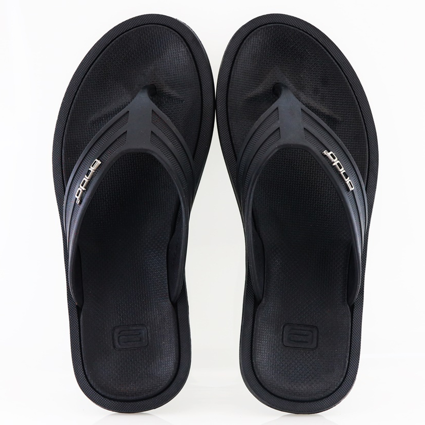 NEW Ando Booster Hitam/Hitam - Sandal Jepit Pria Terbaru 2022 Ando Surabaya