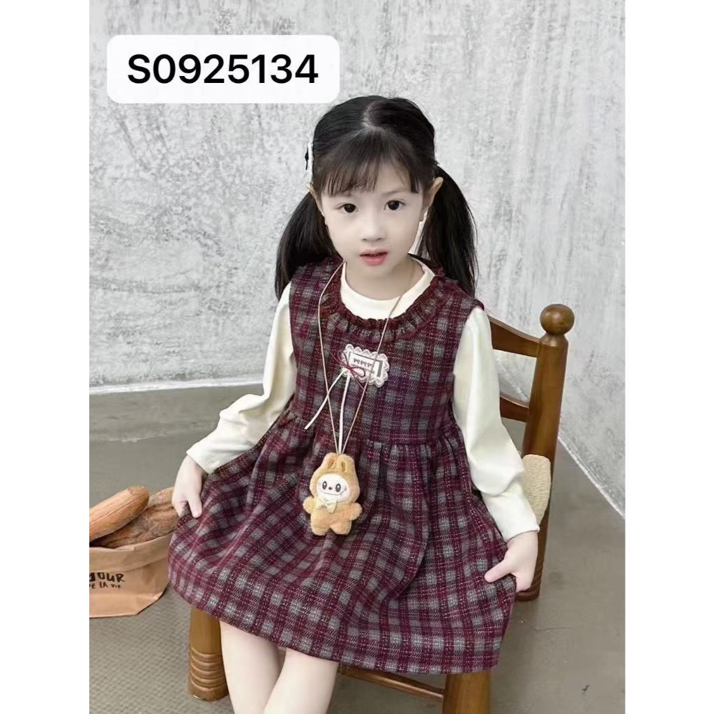 WAYNE Dres Panjang Bayi Perempuan 3 - 12 Bulan 1 2 3 Tahun / Dress Bayi Perempuan Lucu Murah / Dres 