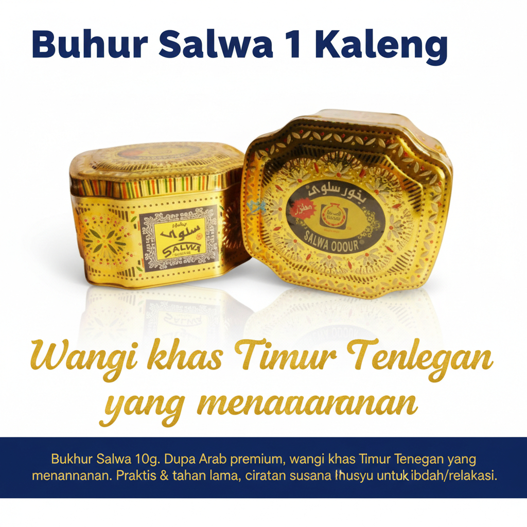 Bukhur Salwa Suratih 1 Kaleng Isi 100 Gram Bukhur Salwa Odour