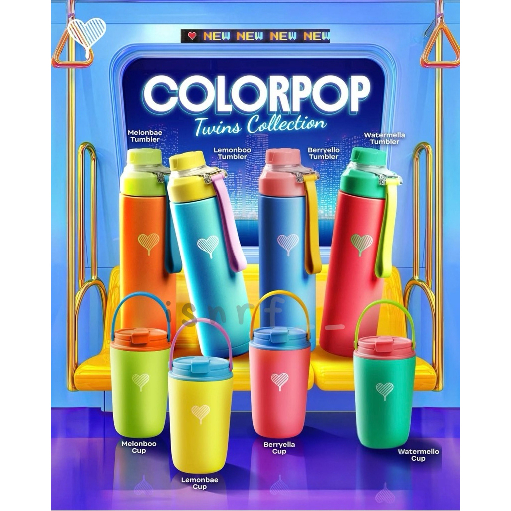 TUMBLR KOPI KENANGAN SERIES COLORPOP 4.0 TERBARU || MERCHANDISE || TUMBLR STAINLESS