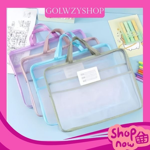 ST005 Tas Dokumen A3 Besar Map Dokumen File Folder Kapasitas Besar Tas Penyimpanan Serbaguna