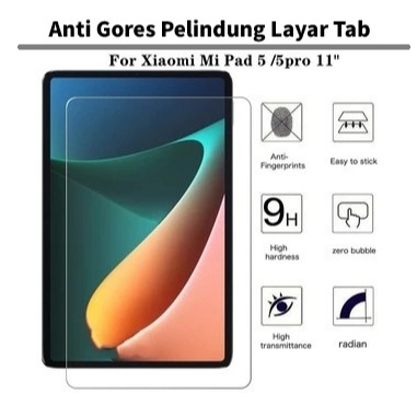 anti gores xiaomi pad 5 / anti gores xiaomi pad 5 pro / tempered glass xiaomi pad 5 / tab xiaomi - x