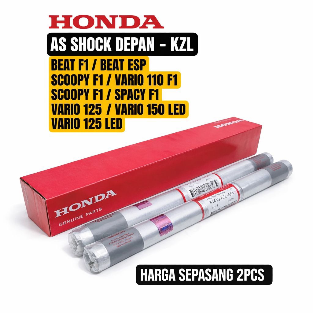 AS SHOCK DEPAN KZL HONDA BEAT,SCOOPY,VARIO125,VARIO 125 LED,VARIO 150 LED ASLI ORIGINAL AHM