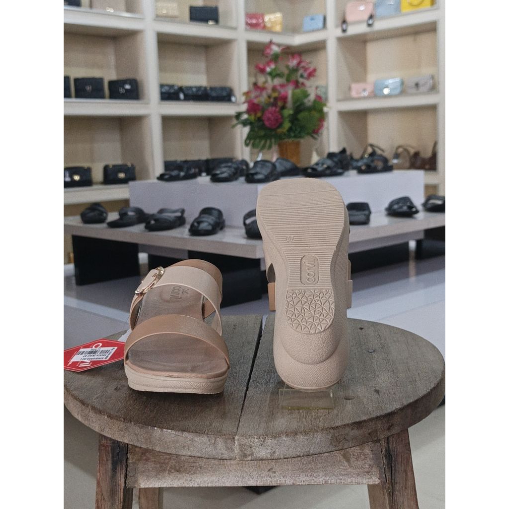 sandal cewek dewasa CARVIL / KIRISHIMA 02 L / moca