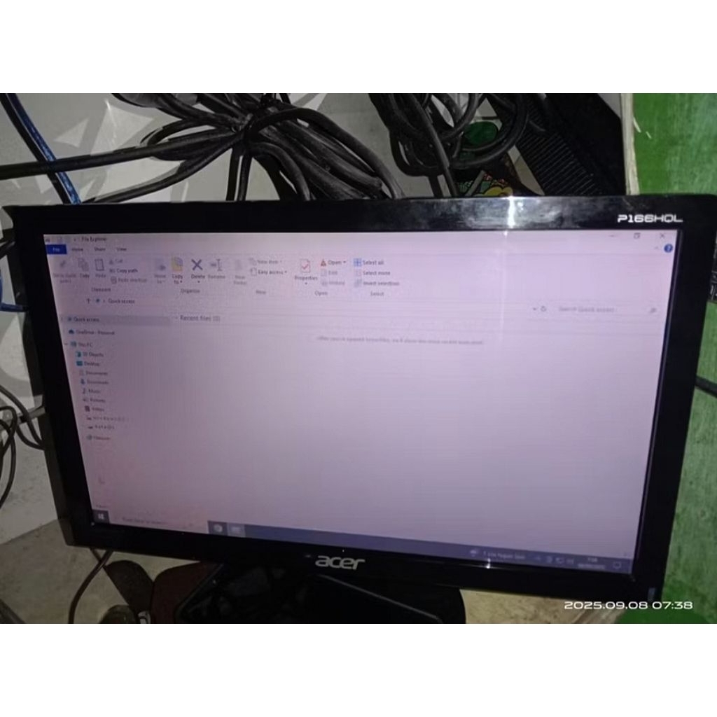 (BACA DESKRIPSI) Preloved Monitor Acer LCD 15 inch P166HQL Second Seken Bekas Komputer