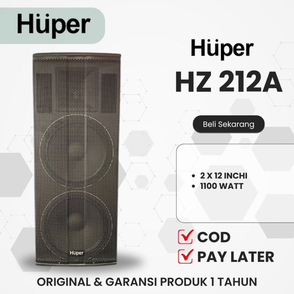 Huper HZ212A / Ashley TW212A Original Speaker 12x2 Aktif Speaker