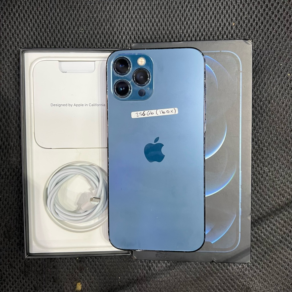 iphone 12 promax 256 resmi ibox lengkap fullset original