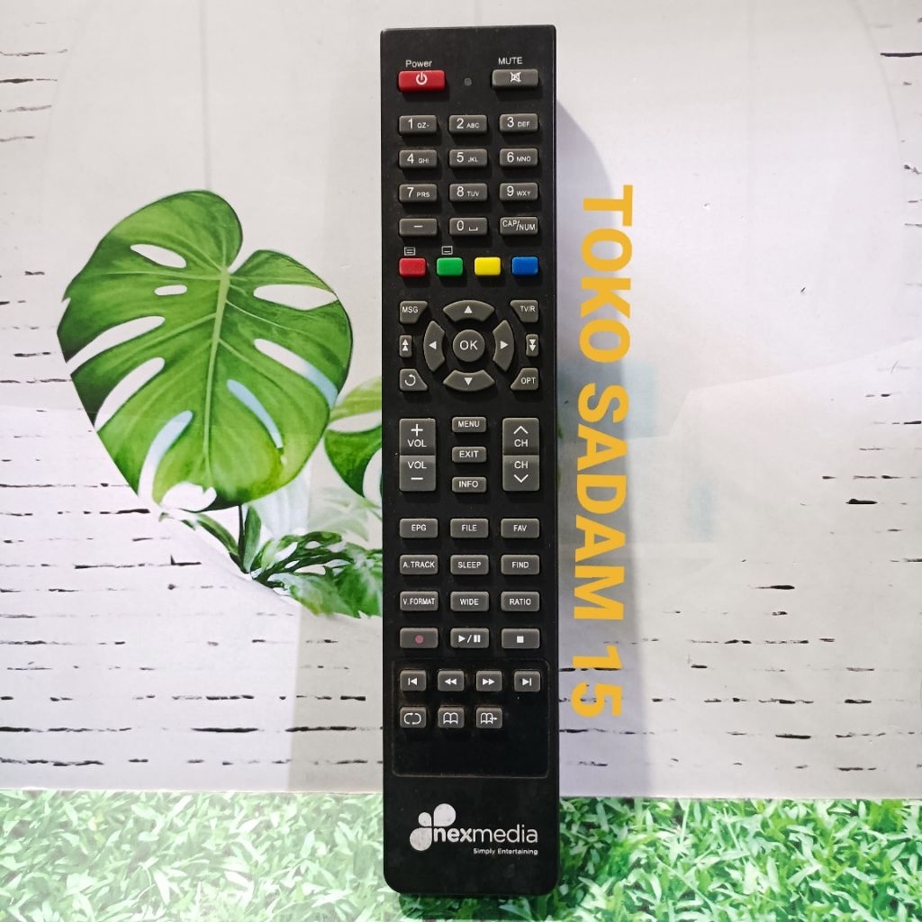 REMOTE REMOT RECEIVER STB PARABOLA NEXMEDIA ORIGINAL PANJANG