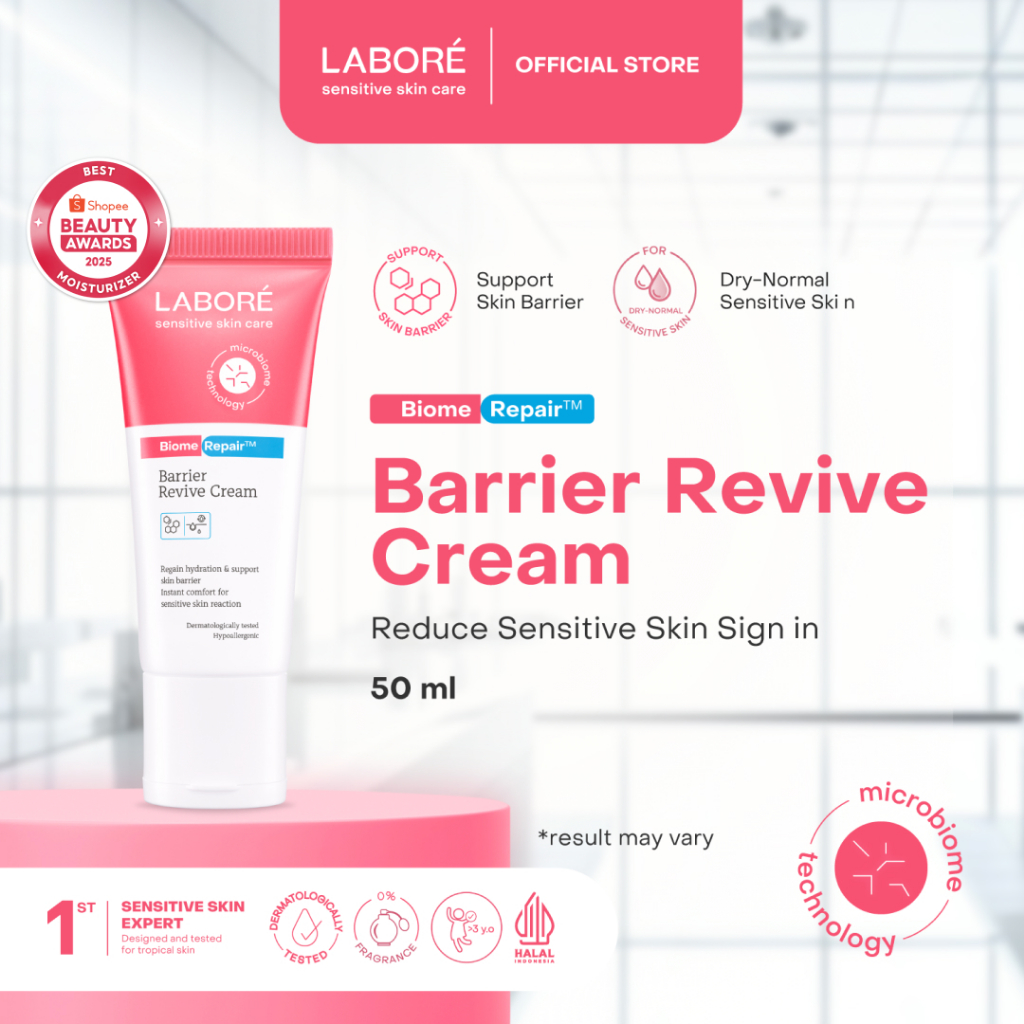 SYIFA HADJU AFTER TREATMENT CREAM - LABORÉ Sensitive Skin Care BiomeRepair Barrier Revive Cream - 50