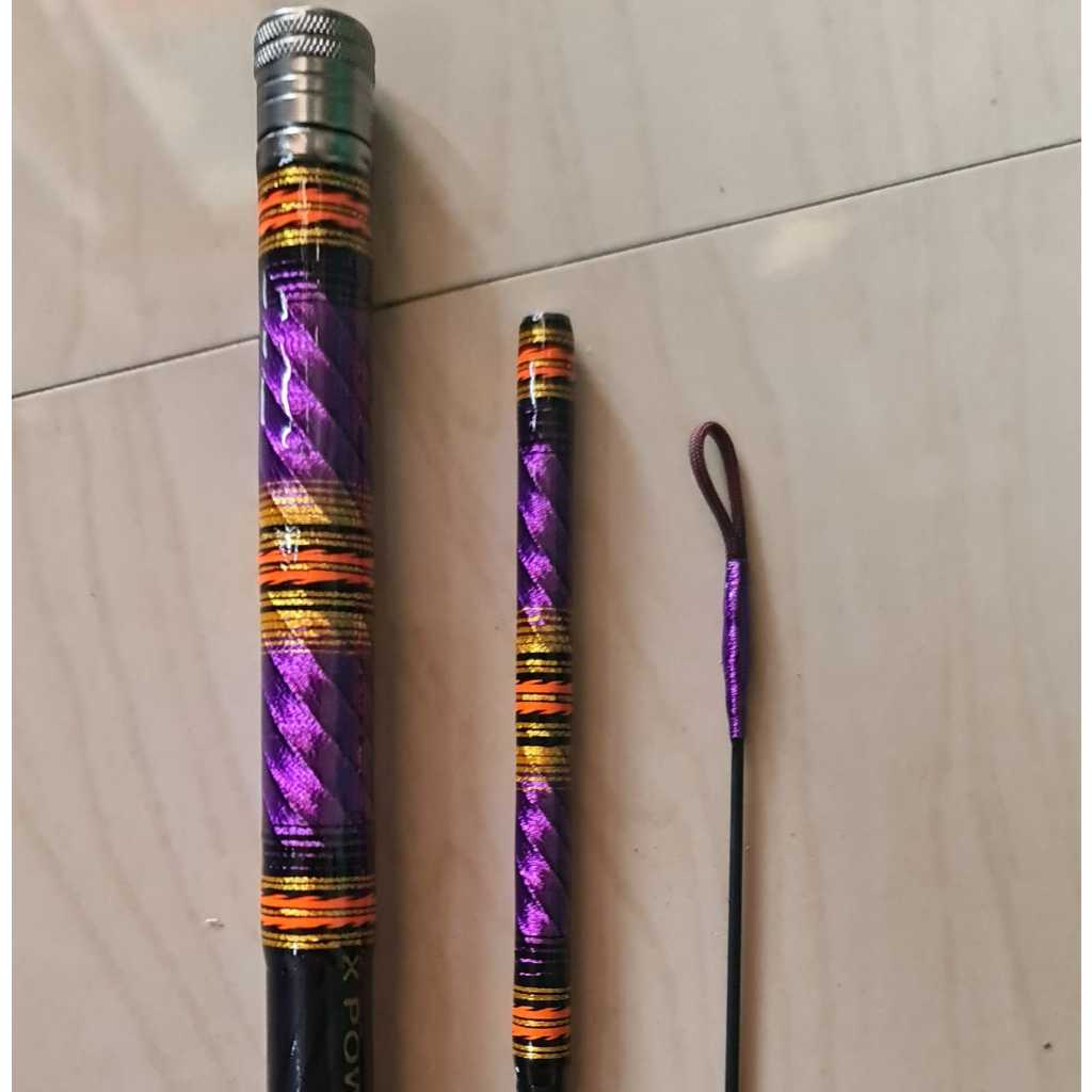 Joran tegek galatama axella quatro kaku ringan custom lilitan ujung cocok untuk mancing nila gurami 