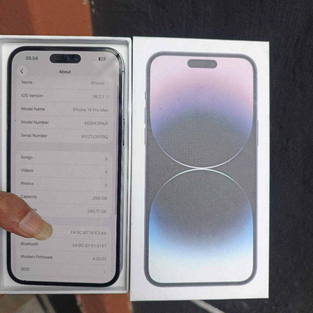 Iphone 14 promax 256 ibox
