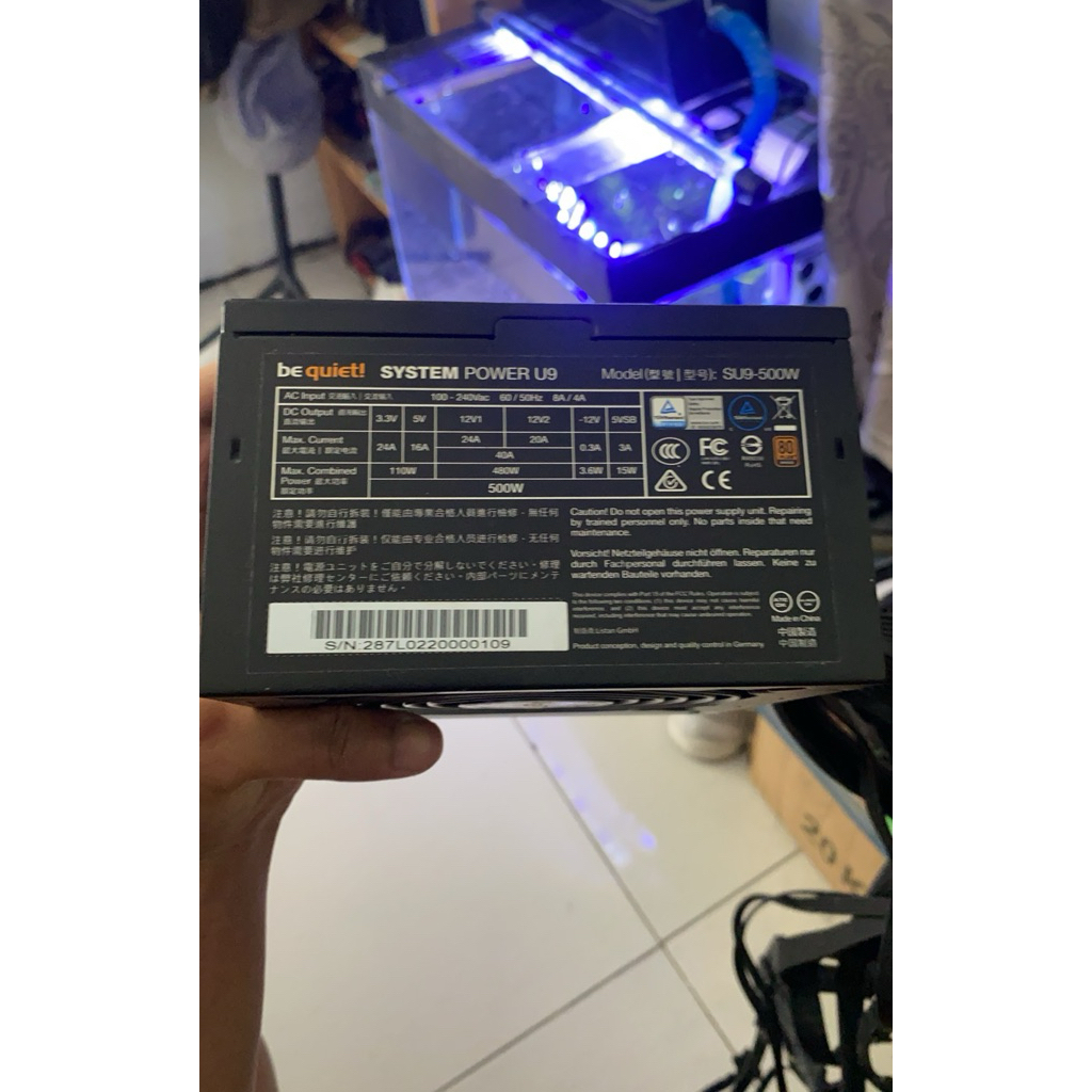 Psu Bequiet 500w Matot