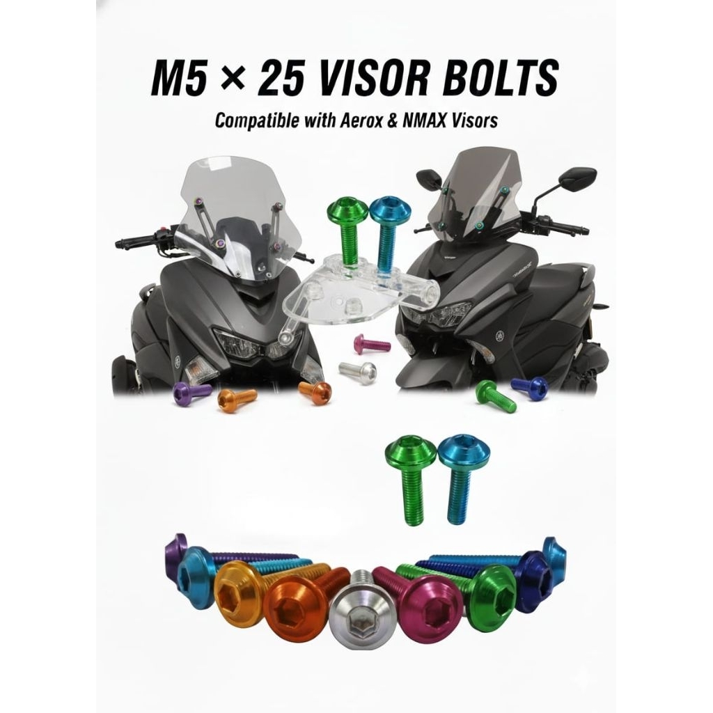 Baut Visor Baut Windshield Baut M5