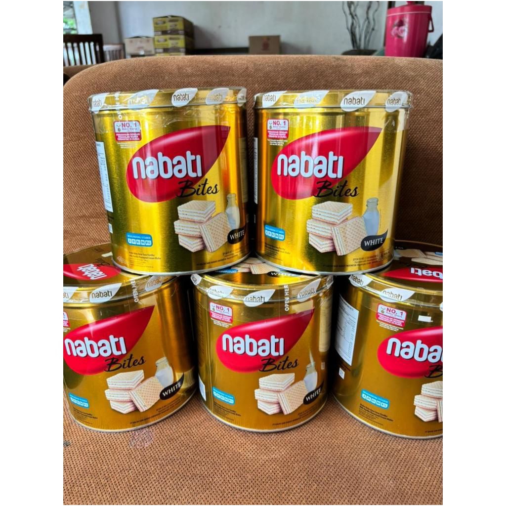 SIBRAYA Mart | Nabati Bites White Wafer 240 gr | Nabati Bites White Wafer Kaleng 240 gr