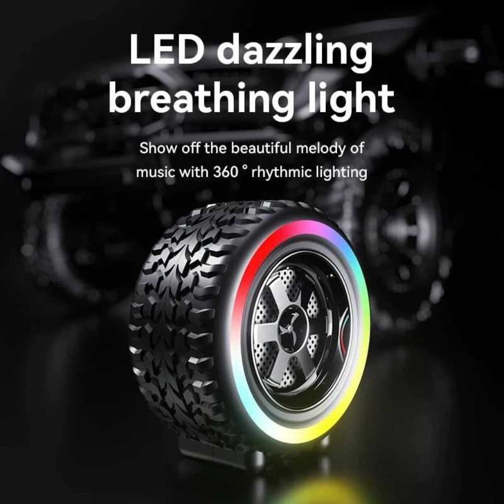 ASTRON MLE Speaker Bluetooth Portable Mini Car Wheel Outdoor RGB 20W GEVBAY