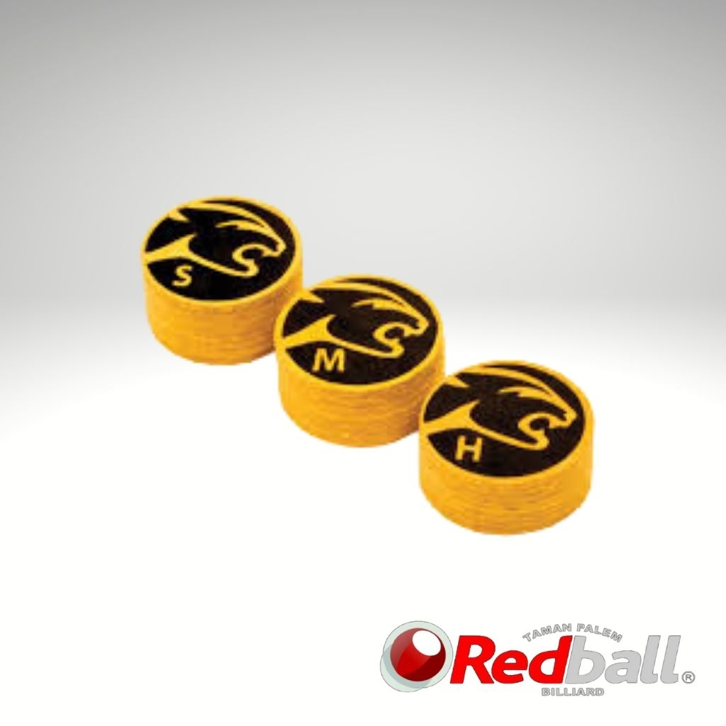 Victory Cue Tip Original - Tip Stik Billiard Predator (Soft/Medium/Hard) - High Performance