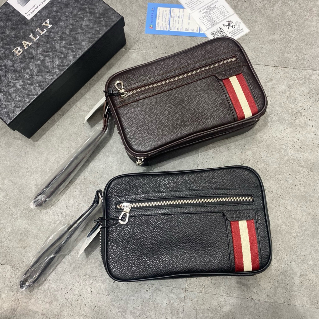 Tas handbag bally kulit asli pouch pria wanita