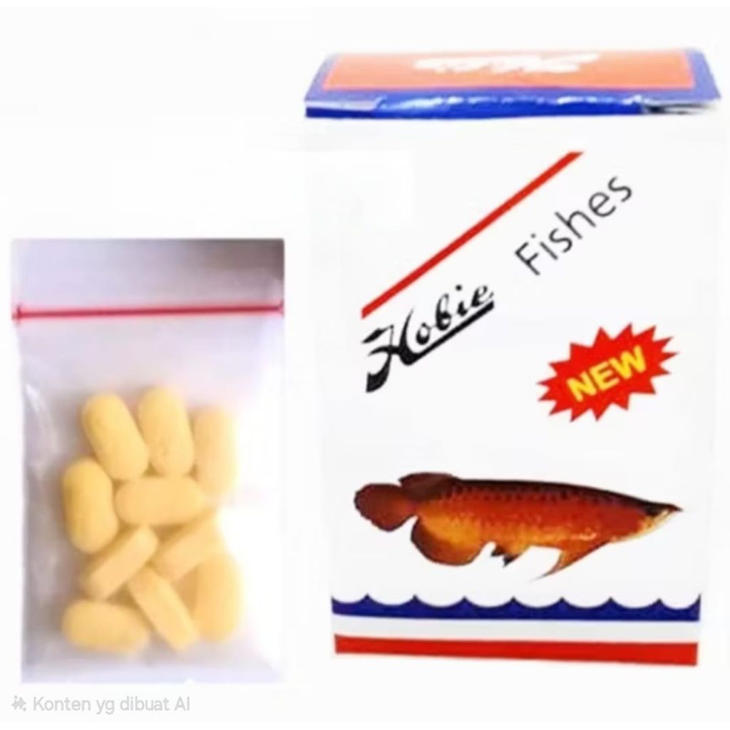 HOBIES FISHES ASLI ORIGINAL -MULTIVITAMIN PENAMBAH NAFSU MAKAN IKAN OBAT VITAMIN ARWANA PIL HOBIES
